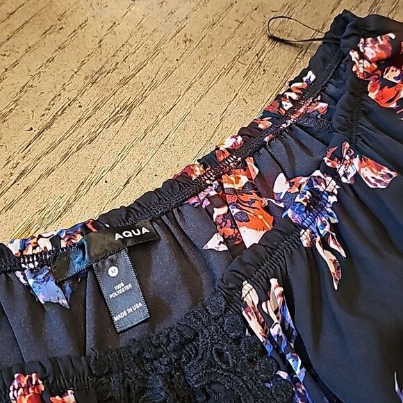 Floral romper size M Aqua - Picture 5 of 8